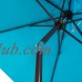 Sundale Outdoor Rectangular Solar Powered 24 LED Lighted Outdoor Patio Umbrella with Crank and Tilt, Aluminum, 10 by 6.5-Feet   